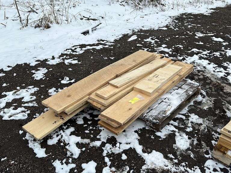 (12) Rough Cut Pine Boards Lee Real Estate & Auction Service