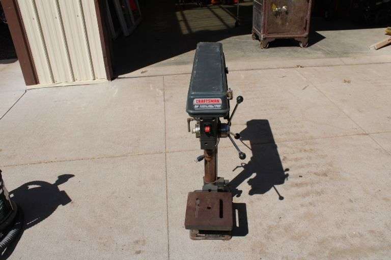 Craftsman 34" Radial Drill press Lee Real Estate & Auction Service