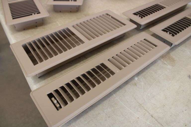 (12) Floor Registers (like new) Lee Real Estate & Auction Service