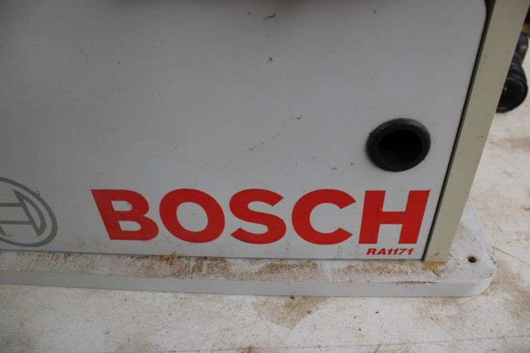 Bosch router table w/Dewalt router Lee Real Estate & Auction Service