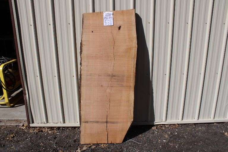 Kiln dried Cherry slab Lee Real Estate & Auction Service