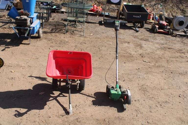 Gas edger & fertilizer spreader Lee Real Estate & Auction Service