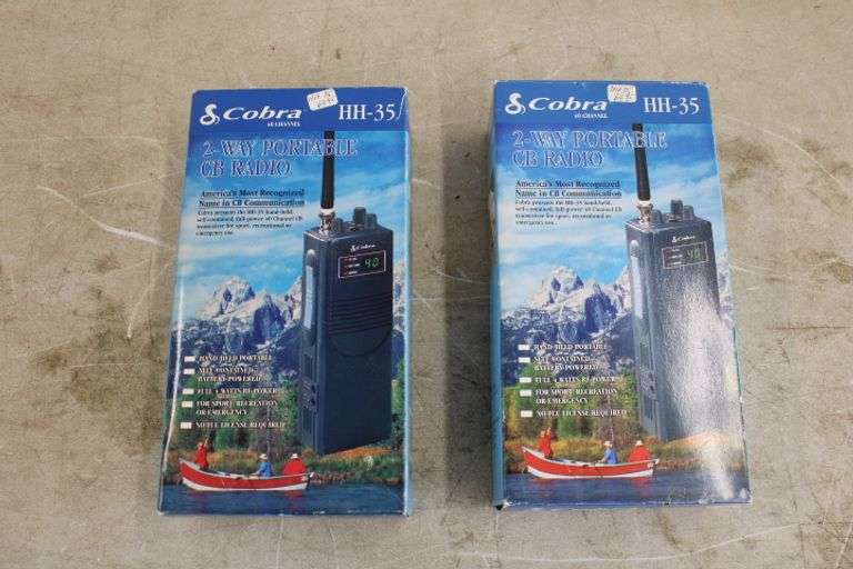 (2) Cobra 2Way Radio's Lee Real Estate & Auction Service