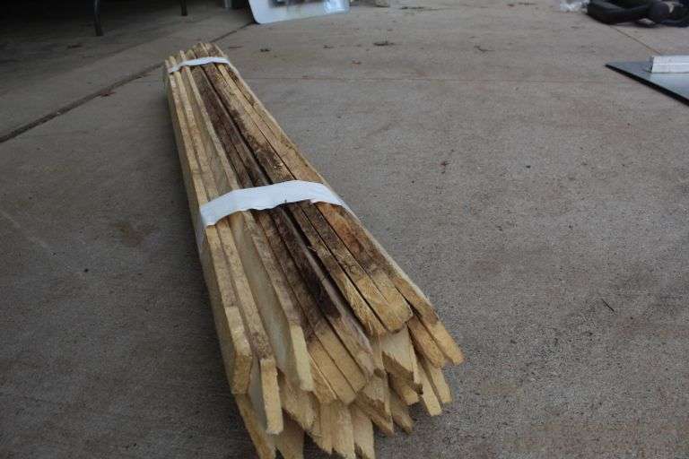 48" Wooden Lath Stakes bundle Lee Real Estate & Auction Service
