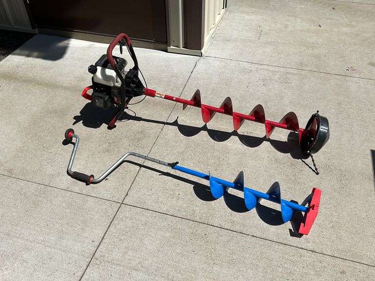 Eskimo Viper Mako 43 Ice Auger & Hand Auger Lee Real Estate & Auction