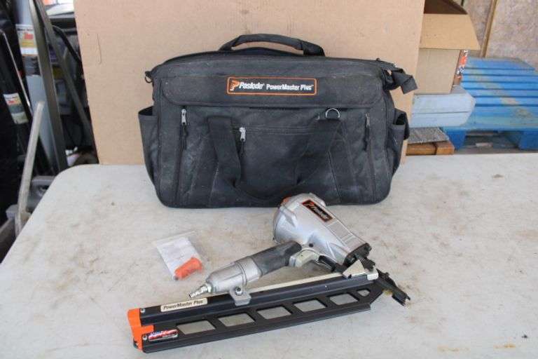Paslode Framing Nailer w/ Bag Lee Real Estate & Auction Service