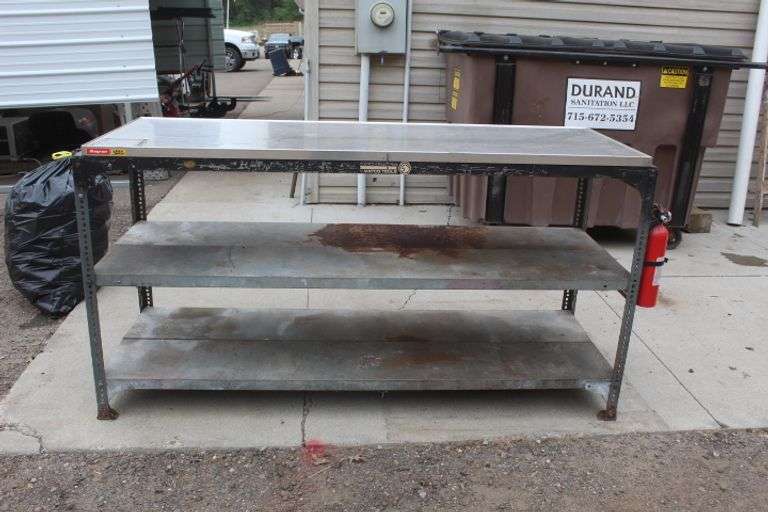 Steel work bench Lee Real Estate & Auction Service