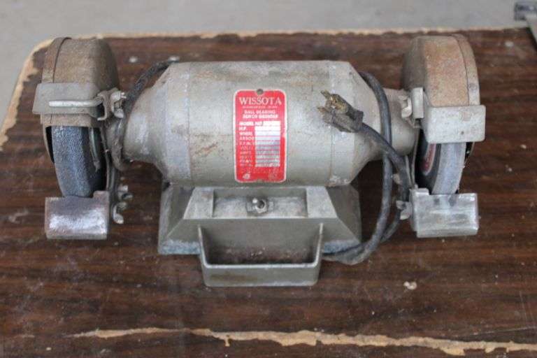 Wissota 1/3 hp. double 6" elec. bench grinder Lee Real Estate