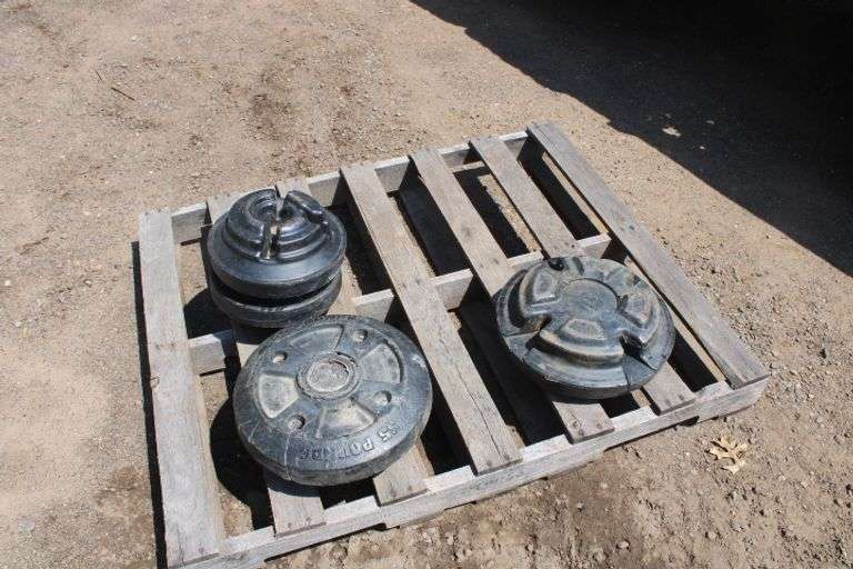 Lawn mower wheel weights Lee Real Estate & Auction Service