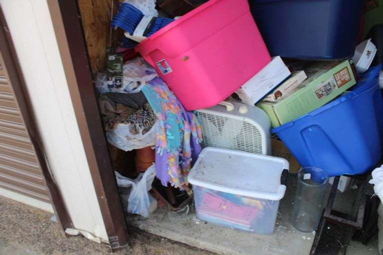 Contents of abandon storage unit 4 Lee Real Estate & Auction Service