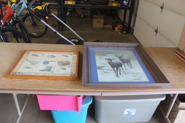 Framed print & wall hanging Lee Real Estate & Auction Service