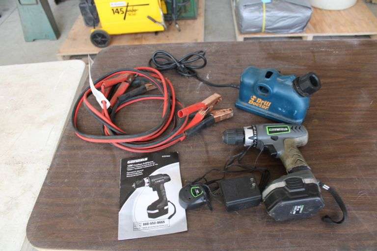 Drill & Jumper Cables Lee Real Estate & Auction Service