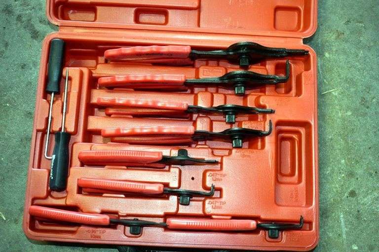 Pittsburgh 11 Pc Snap Ring Pliers Set Maring Auction Co LLC