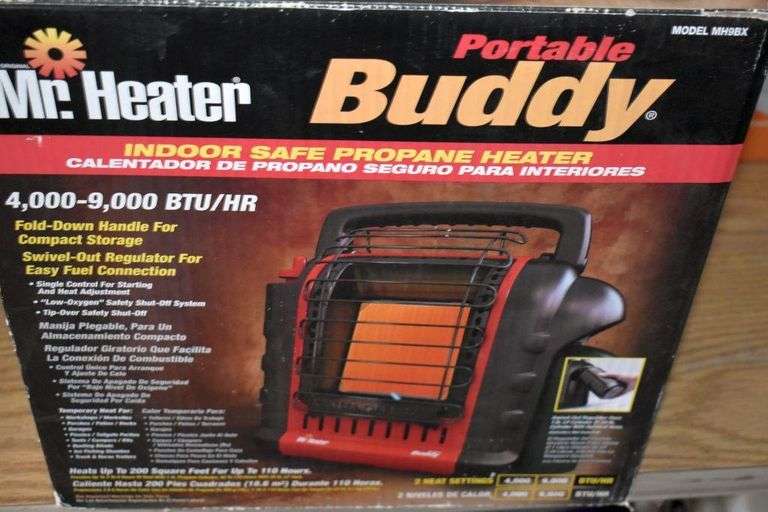 Mr. Heater Buddy Portable LP Heater Maring Auction Co LLC