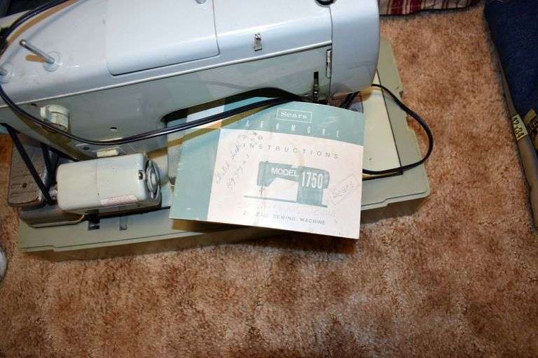 Sears Kenmore Model 1750 Zig Zag Sewing Machine Maring Auction Co LLC