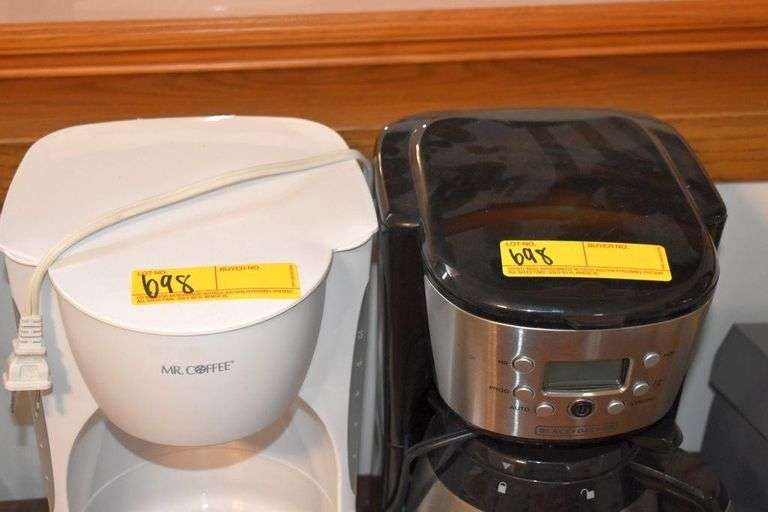 Mr. Coffee Coffee Maker, Black and Decker Coffee Maker Maring Auction