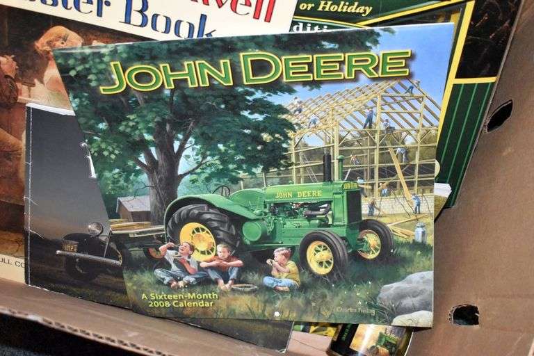 John Deere Light Set, Coloring Books, Calendars - Maring Auction Co LLC