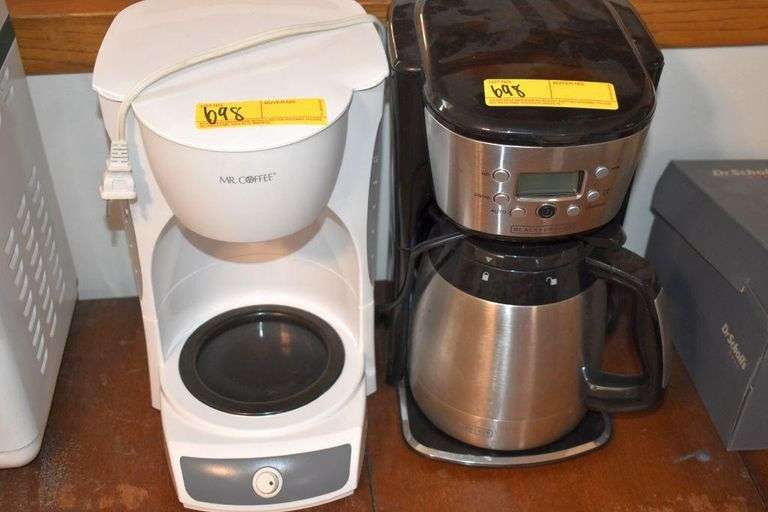Mr. Coffee Coffee Maker, Black and Decker Coffee Maker Maring Auction