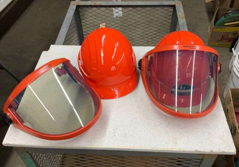 2 Pack Honeywell Safety Helmets with Honeywell AS1000/SPL Electric Arc