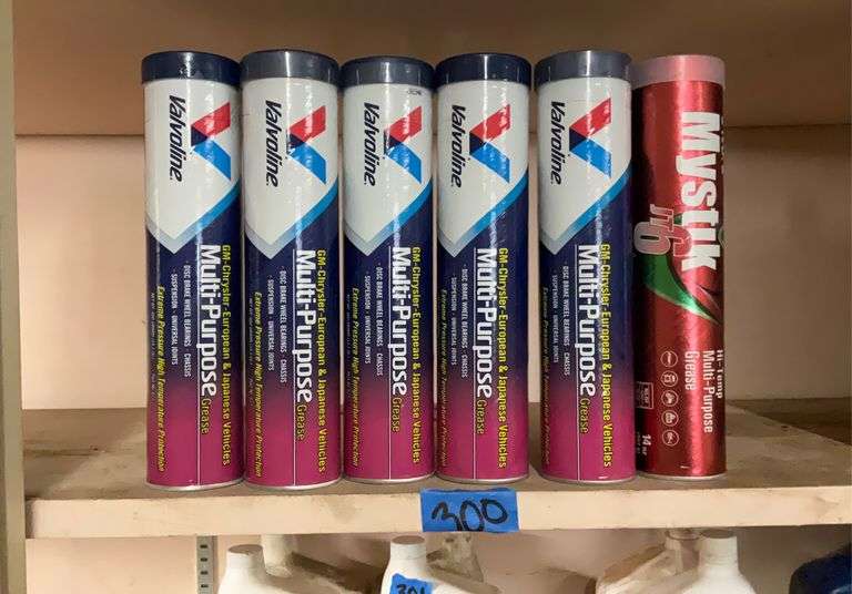 Valvoline multi purpose grease, Mystik JT6 hitemp grease Maring