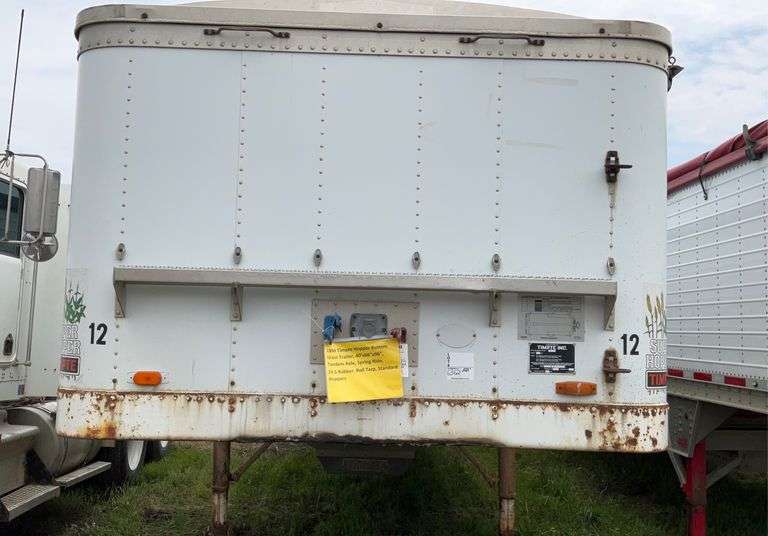 1987 Timpte Hopper Bottom Grain Trailer, 40'x66"x96", Tandem Axle