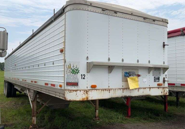1987 Timpte Hopper Bottom Grain Trailer, 40'x66"x96", Tandem Axle