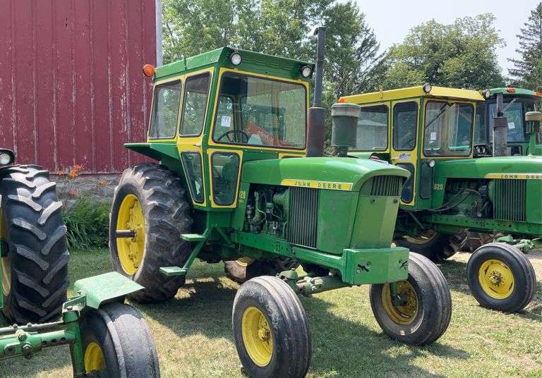 John Deere 4020 Diesel, Cab, Slab Weights, Recent Overhaul, 1780 Hours