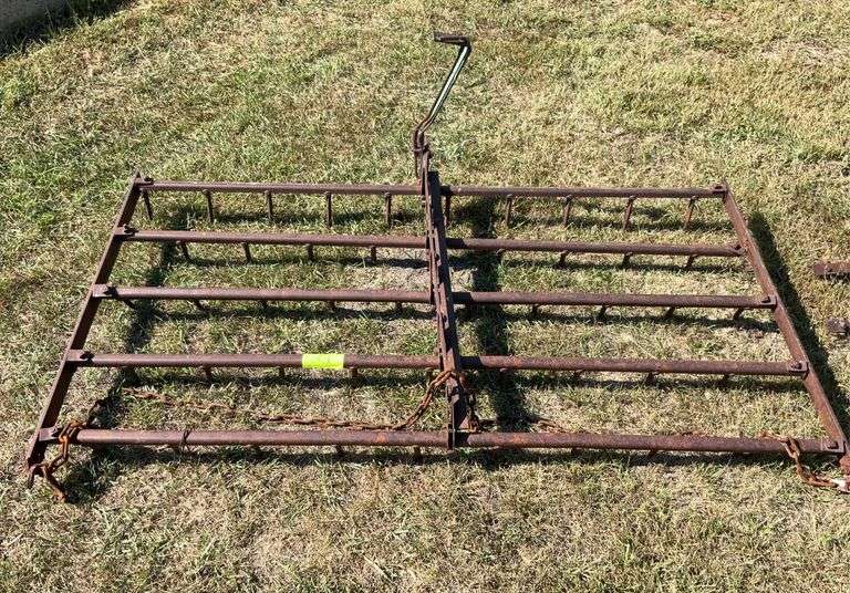 6 foot spike tooth drag Maring Auction Co LLC