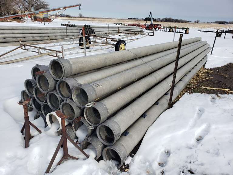 600FT. 8" Aluminum gated pipe Adam Marshall Land & Auction, LLC