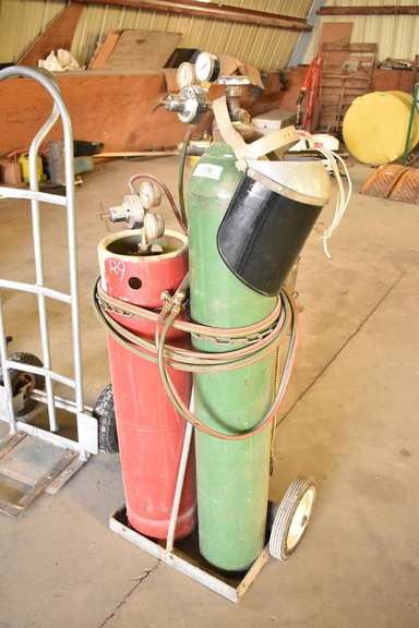 Acetylene torch and cart - Adam Marshall Land & Auction, LLC