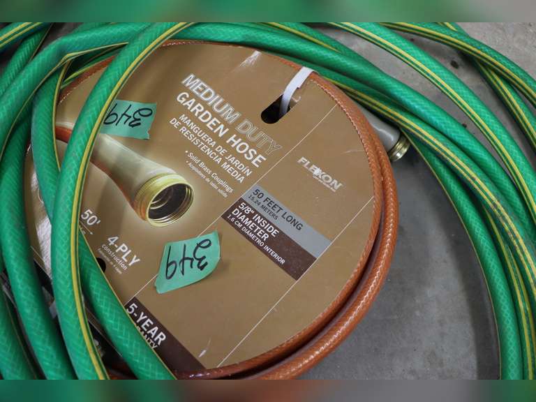 New and used garden hoses Adam Marshall Land & Auction, LLC