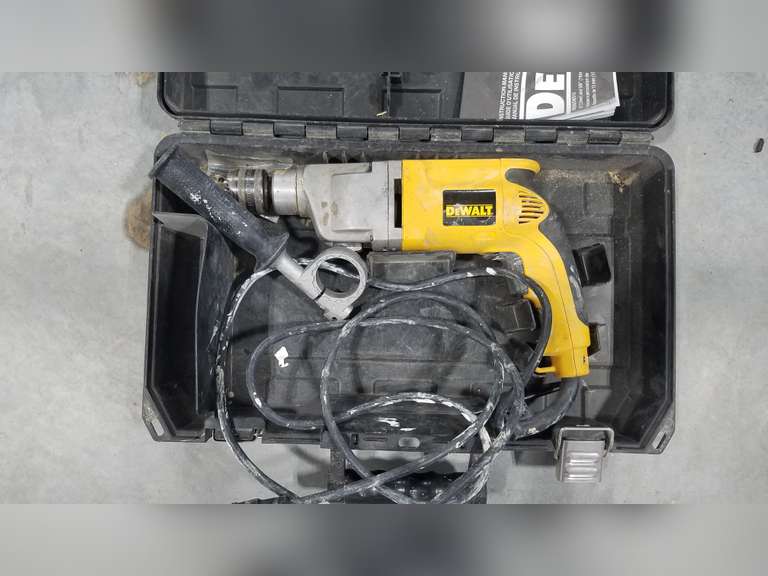 DeWalt corded hammer drill, DW515, 5/8 Adam Marshall Land & Auction, LLC