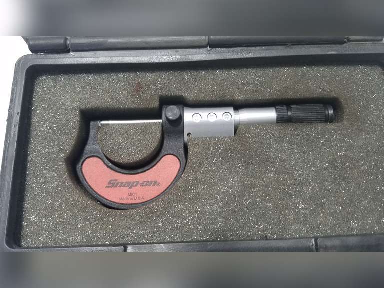 Snapon micrometer Adam Marshall Land & Auction, LLC