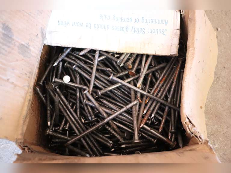 Fencing nails and large nails Adam Marshall Land & Auction, LLC