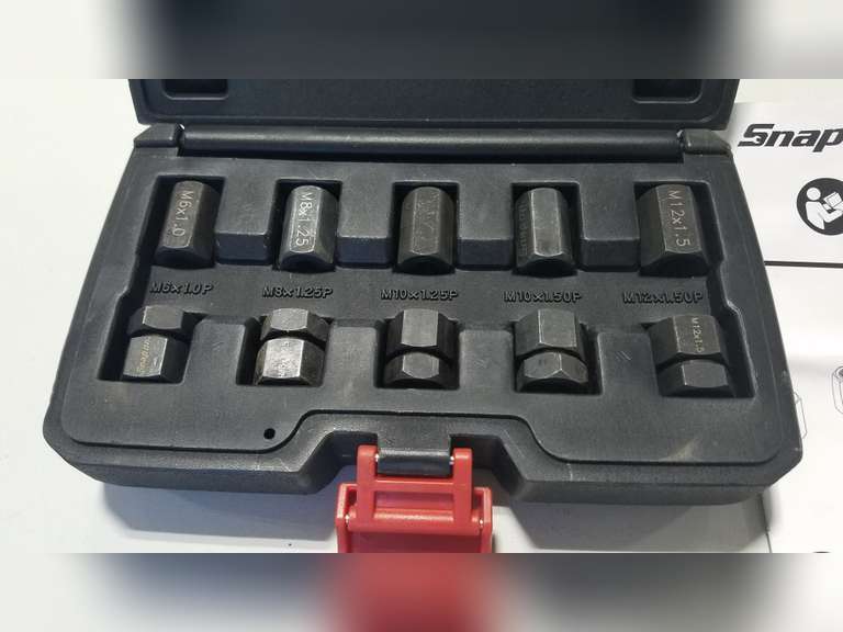 Snapon metric stud removal & install kit (10 pc) Adam Marshall Land & Auction, LLC