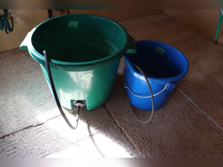 Heated water buckets Adam Marshall Land & Auction, LLC