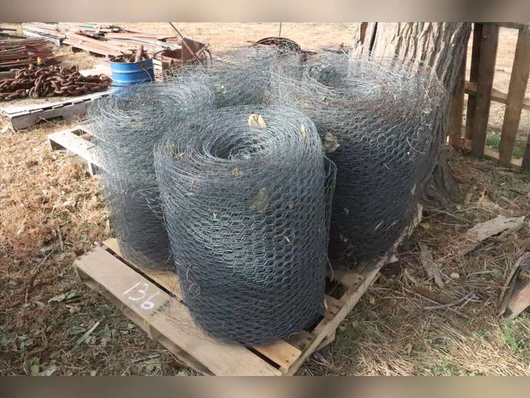 4 rolls of 2ft. Chicken wire Adam Marshall Land & Auction, LLC