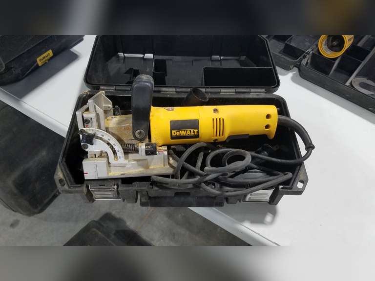 DeWalt plate joiner, DW682 Adam Marshall Land & Auction, LLC