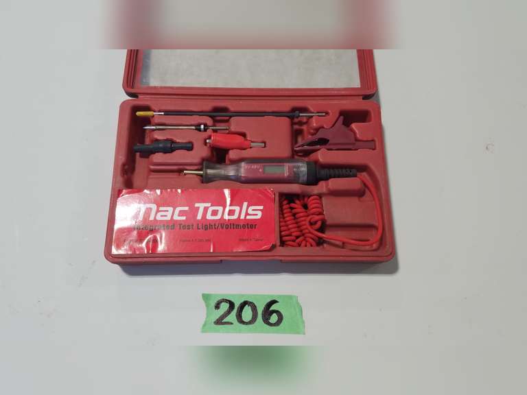 MAC Tools integrated test light/voltmeter Adam Marshall Land & Auction, LLC