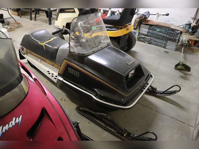 Yamaha Excel III snowmobile Adam Marshall Land & Auction, LLC