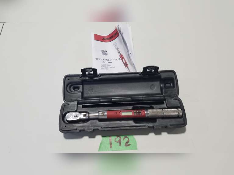 Snapon electronic torqueangle wrench Adam Marshall Land & Auction, LLC