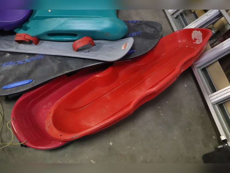 Snow sleds Adam Marshall Land & Auction, LLC