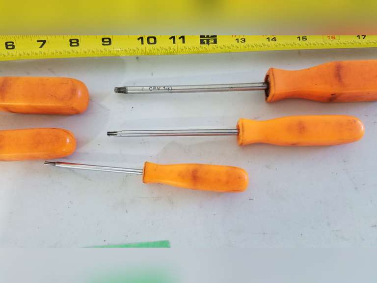 TORX Star Head Screwdriver Set (5 pc) Adam Marshall Land & Auction, LLC