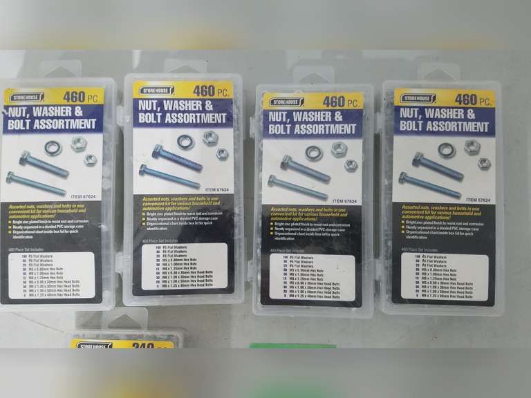 Nut and Bolt Assortments (5 pkg) Adam Marshall Land & Auction, LLC