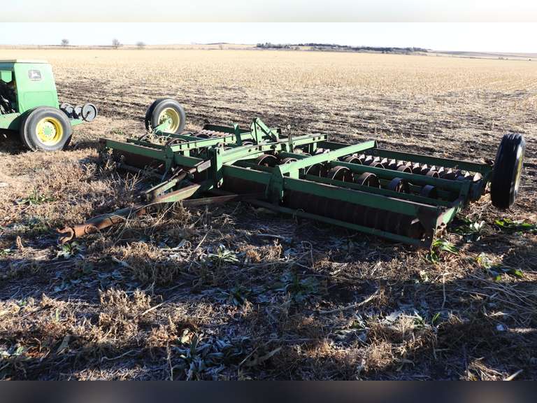 John Deere roller packer 14ft. Adam Marshall Land & Auction, LLC