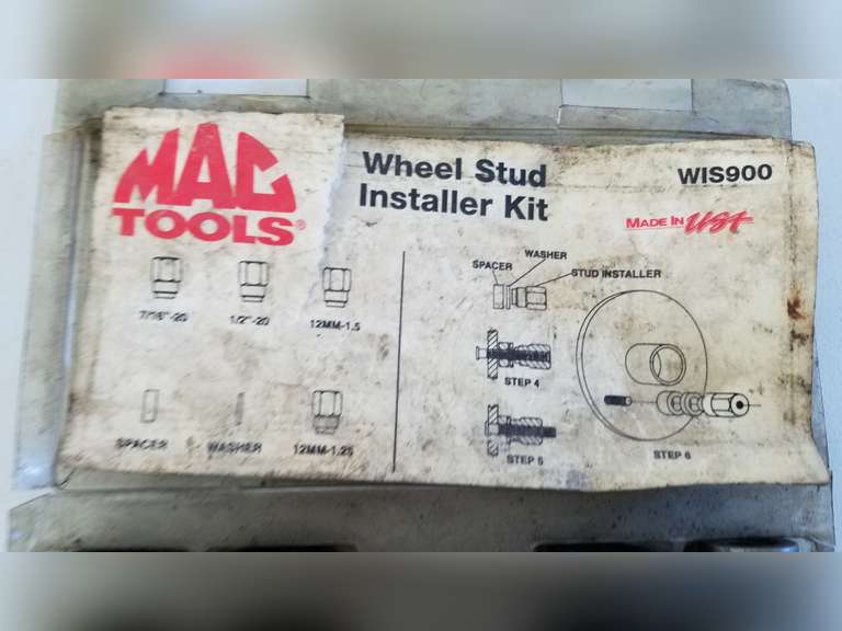 MAC Tools Wheel Stud Installer Kit Adam Marshall Land & Auction, LLC