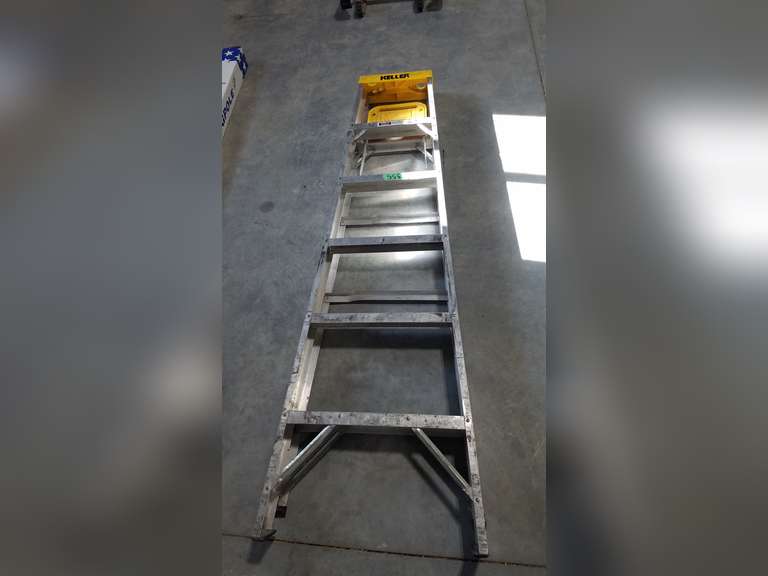 Keller 6 ft Ladder Adam Marshall Land & Auction, LLC