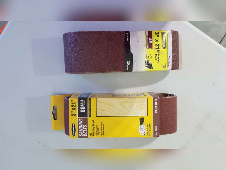 Rockwell Heavy Duty Belt Sander and Sanding Belts Adam Marshall Land