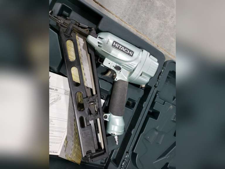 Hitachi nail gun Adam Marshall Land & Auction, LLC