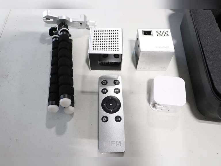 Rif6 Cube Projector \u0026 speaker, case 
